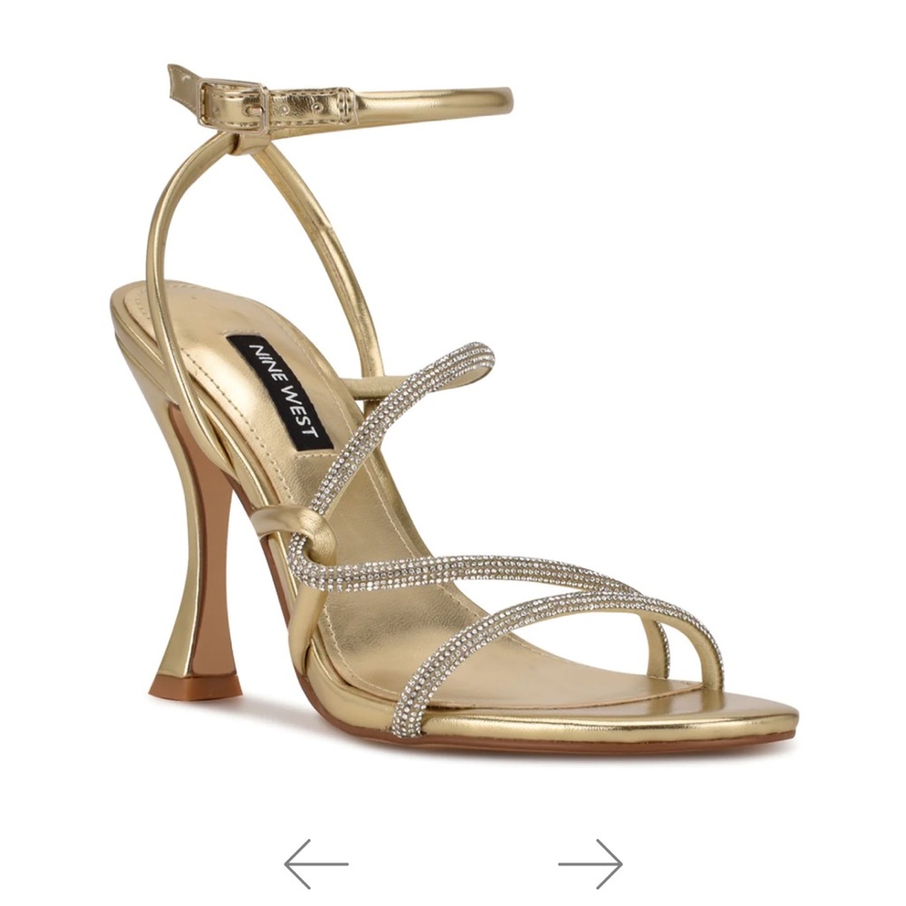 Nine West Gold Blitz Heels